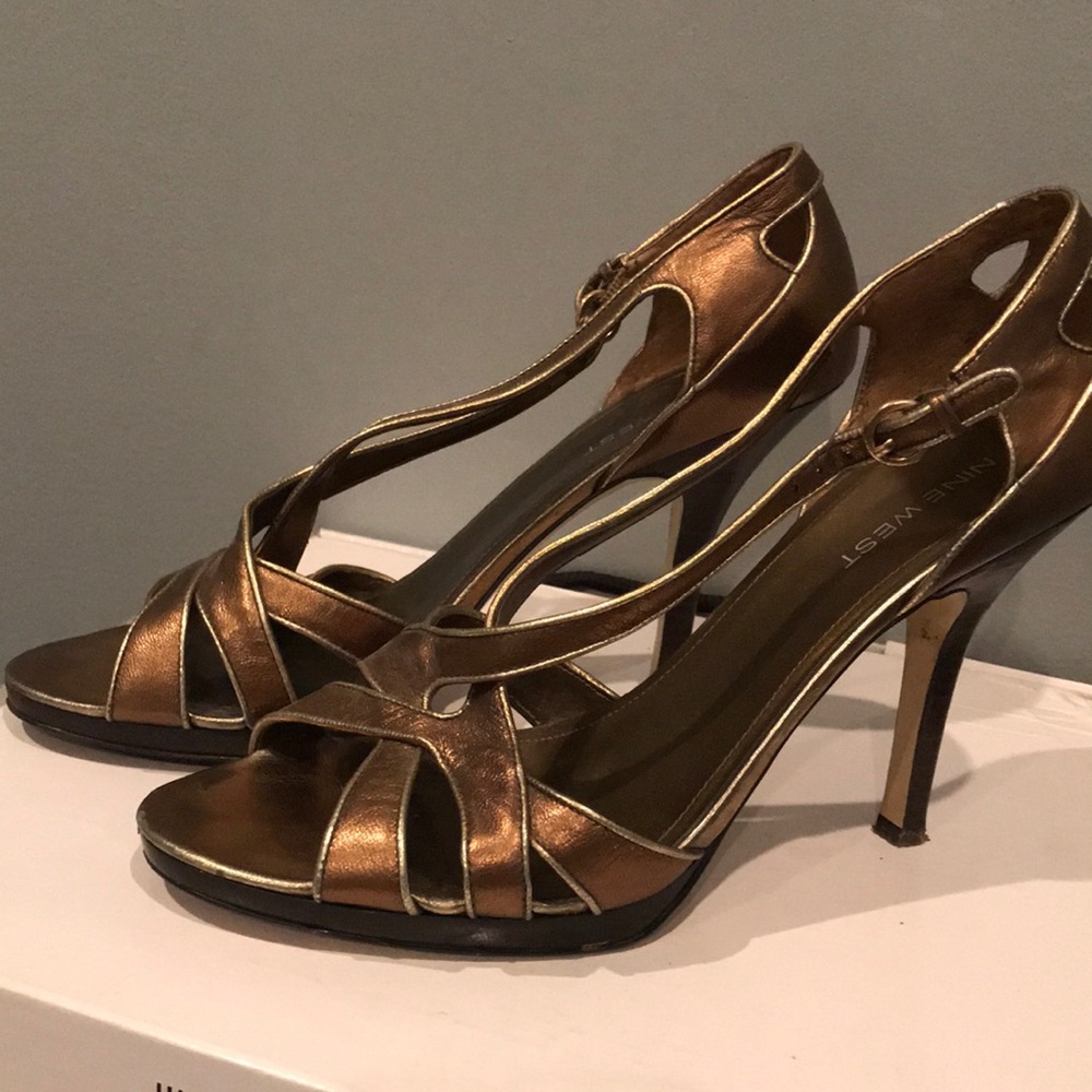Bronze sandals!